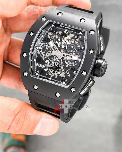 black on black richard mille|Richard Mille black phantom.